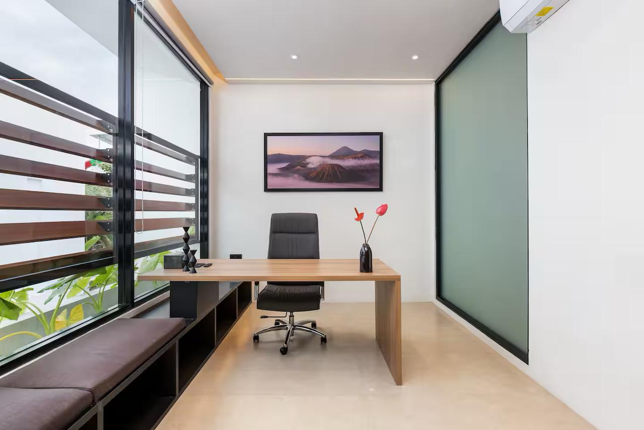 A spacious 3-bedroom villa with a dedicated office in Canggu, Berawa