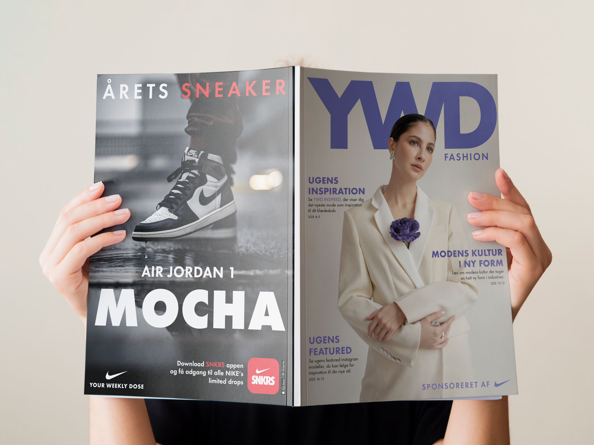 YWD magazine forside og bagside