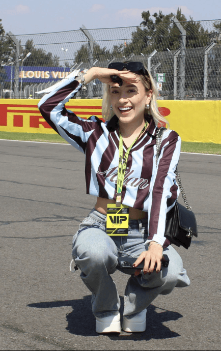 Dare Esparza at formula 1 Mexico grand prix with fifa club world cup