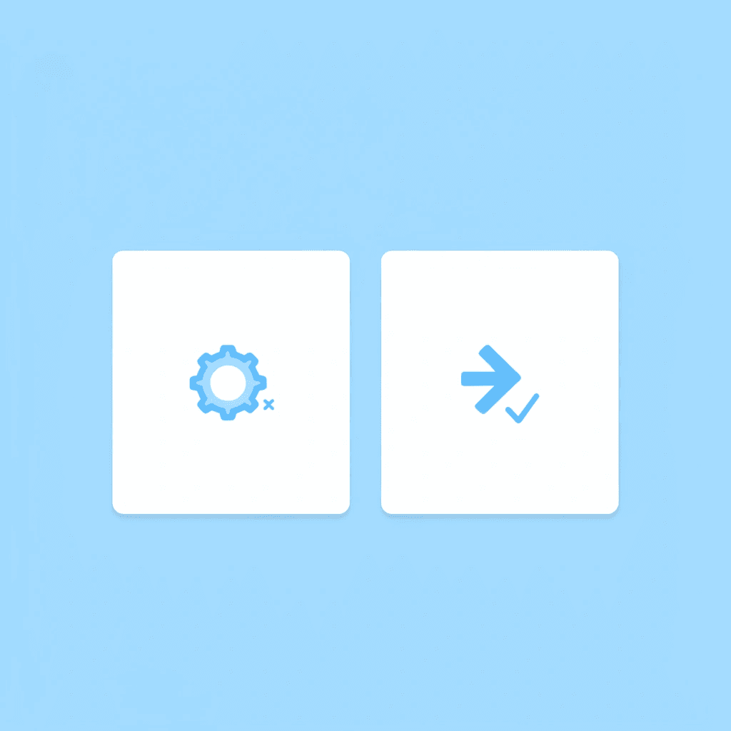 Comparison showing manual document process taking 5 hours, transforming into an automated process taking 15 minutes