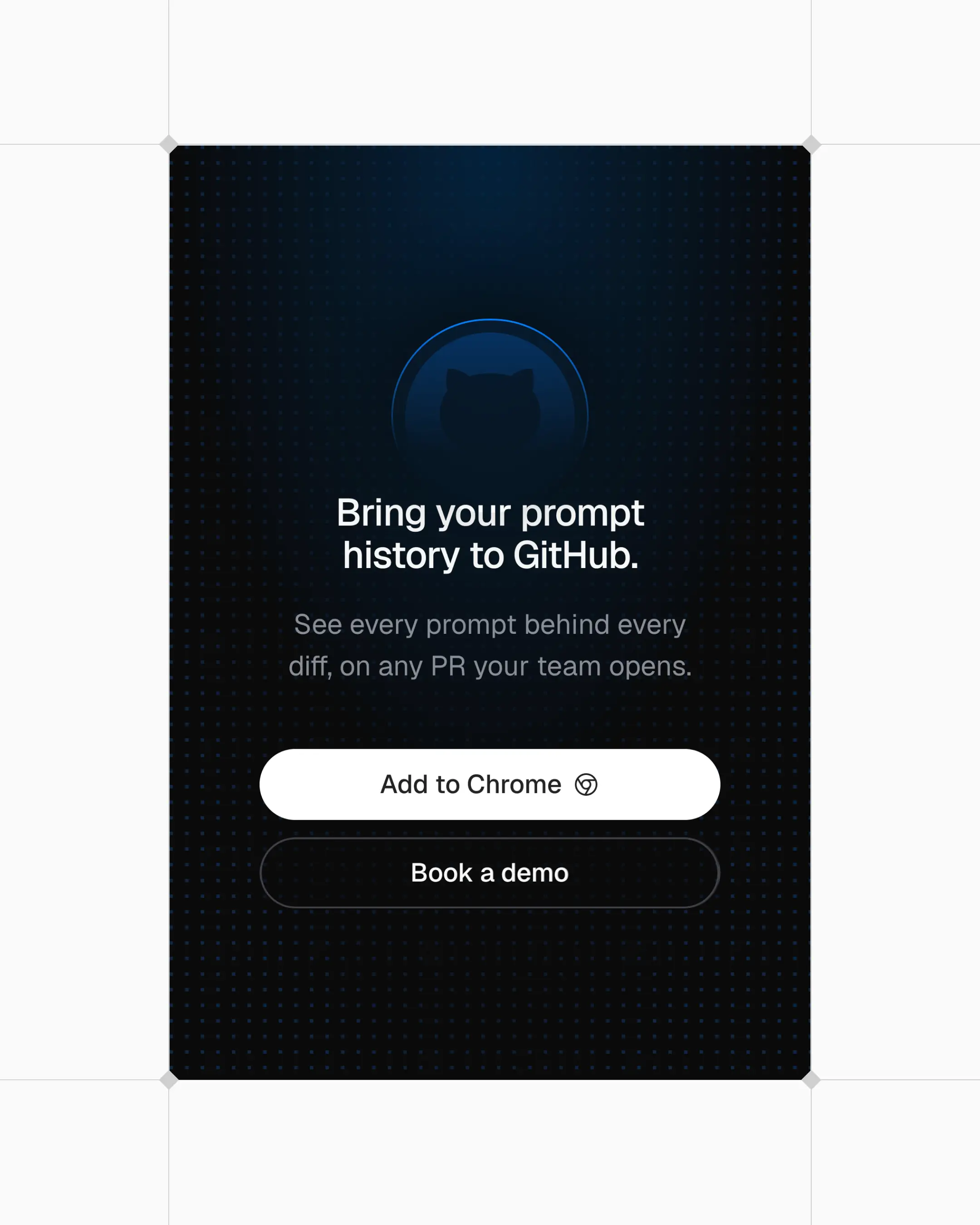 Winner AI Github card — Winner case study by Boldway Studio