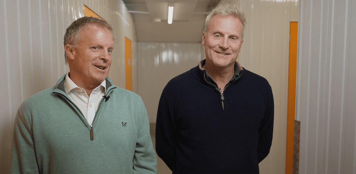 Egg Box Self Storage Founders Patrick bradshaw and Charlie Sandy