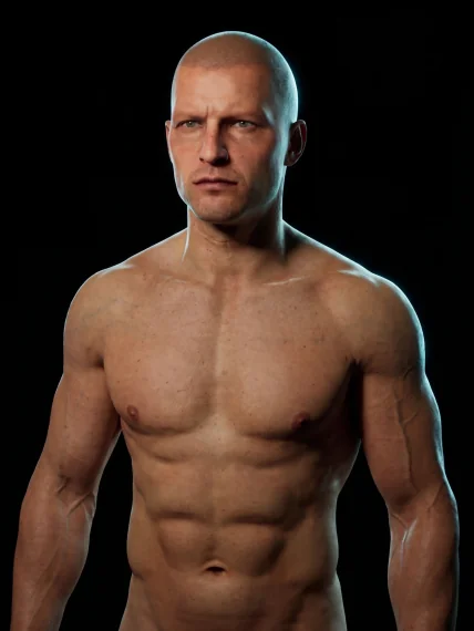 Realistic Male 3D Model
