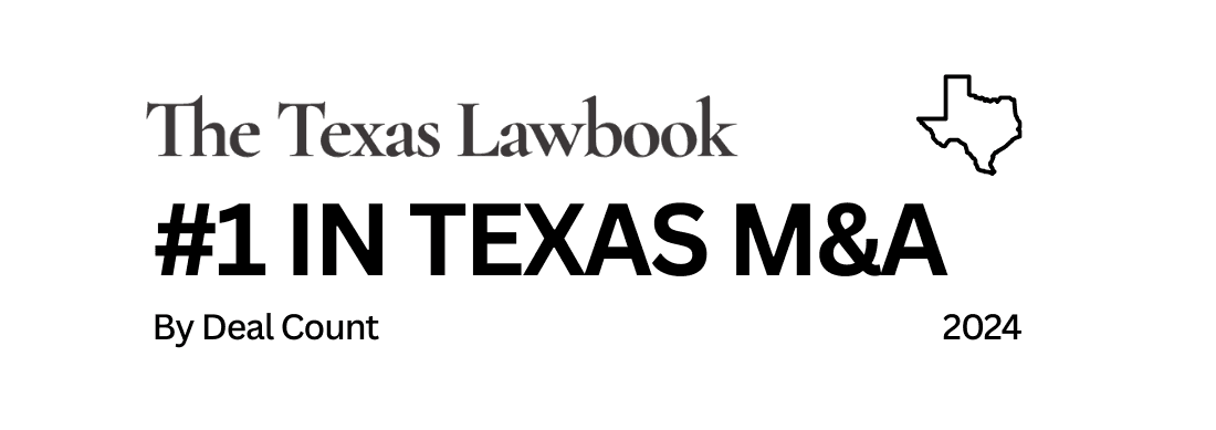 #1 in Texas M&A 2024