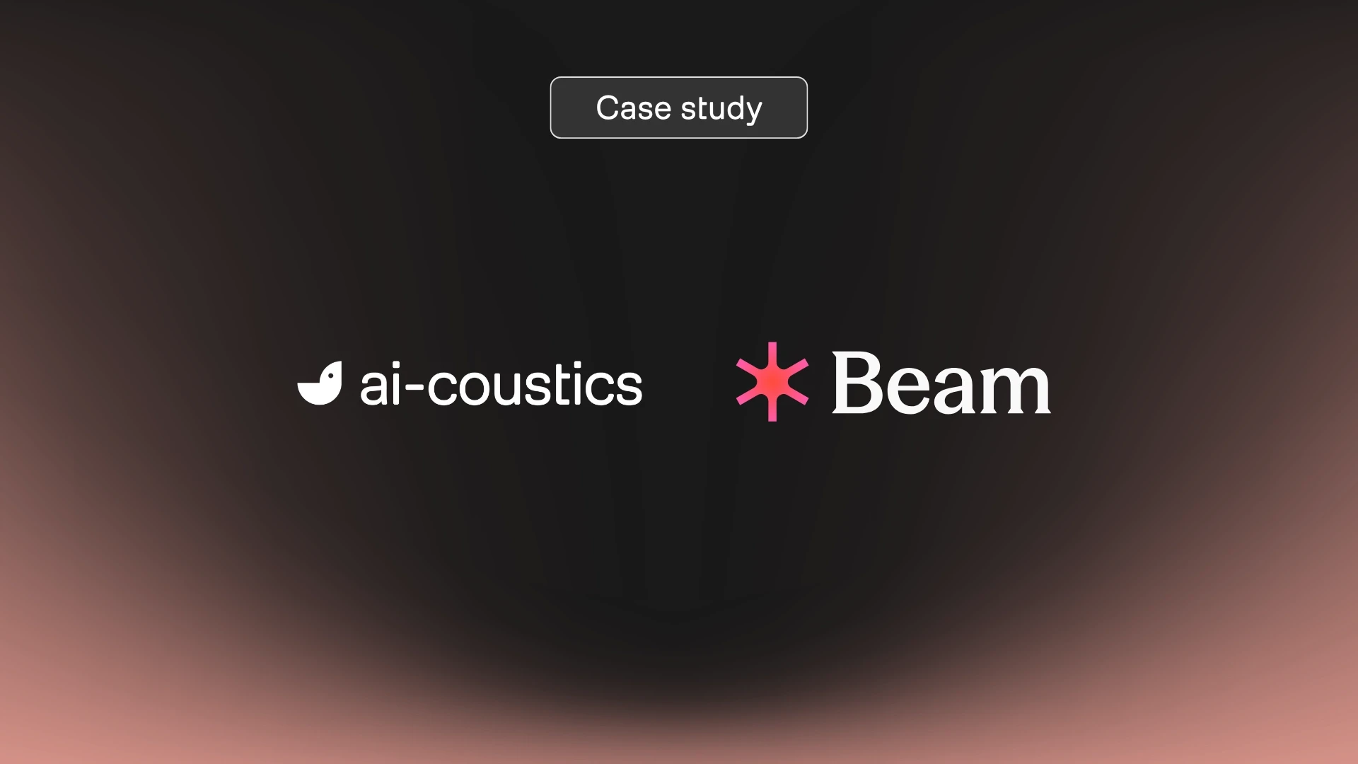 Logos of ai-coustics and Beam