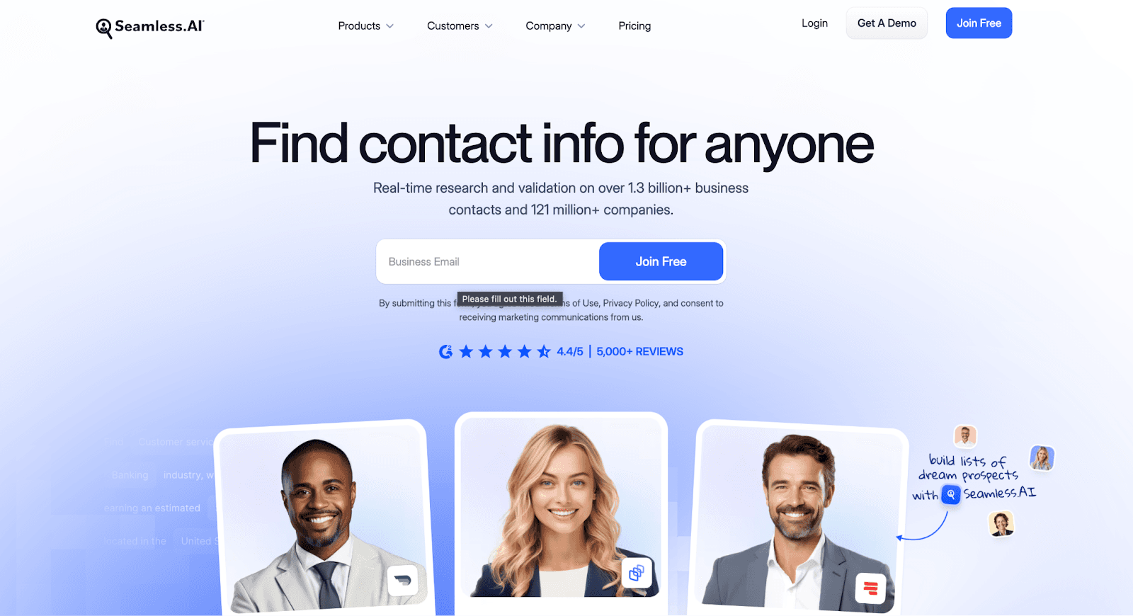 Seamless Ai - Best Cognism Alternative for B2B Outreach