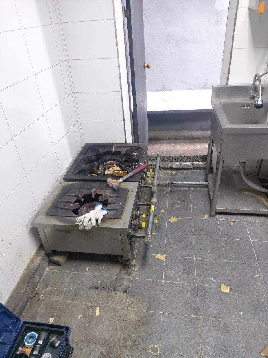 부천시 심곡동 상가 도시가스공사 전 기존 배관 │ 도시가스 신한울