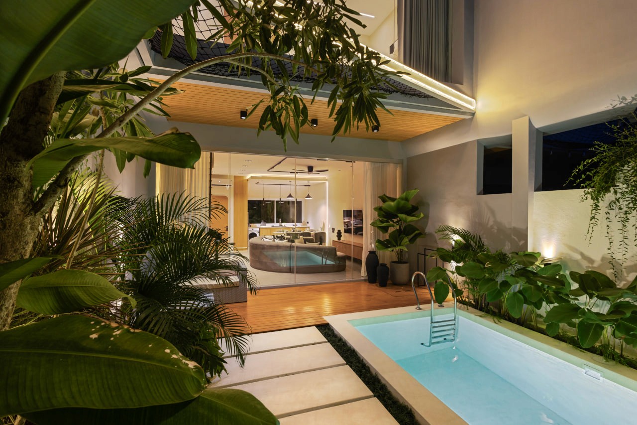 2-bedroom townhouses with rooftop and rice field views in Umalas