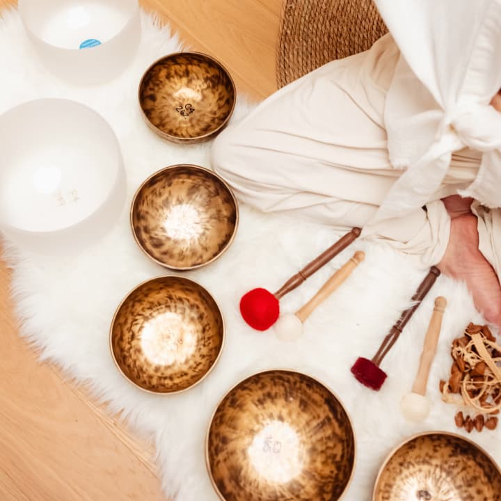 Soundhealing therapy at Sage Wellness and Yoga Center in Dubai