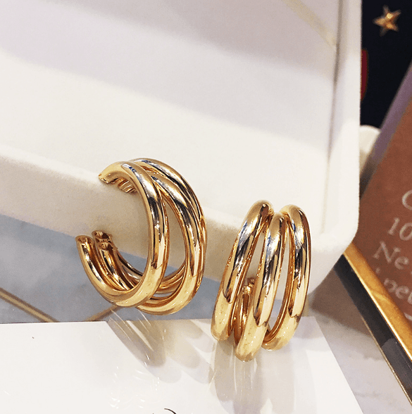Tube Hoop Earrings