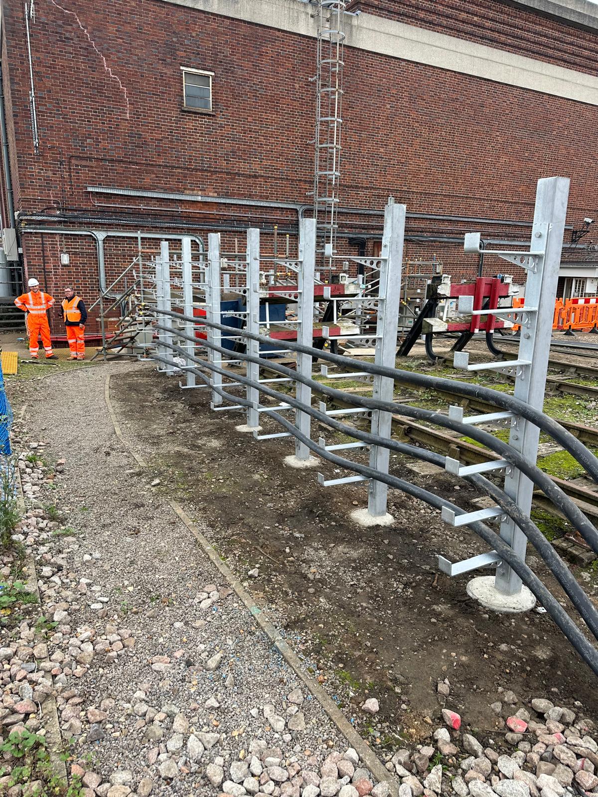 An electrical rail project completed by DPH 