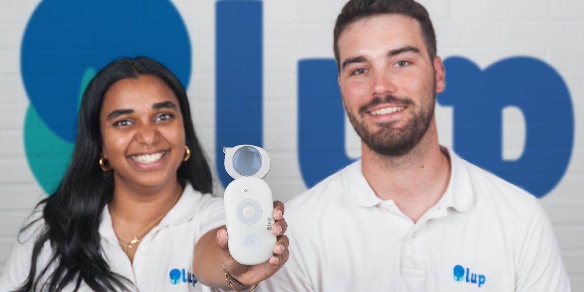 Apurva San Juan y Eneko Calvo, cofundadores de LUP