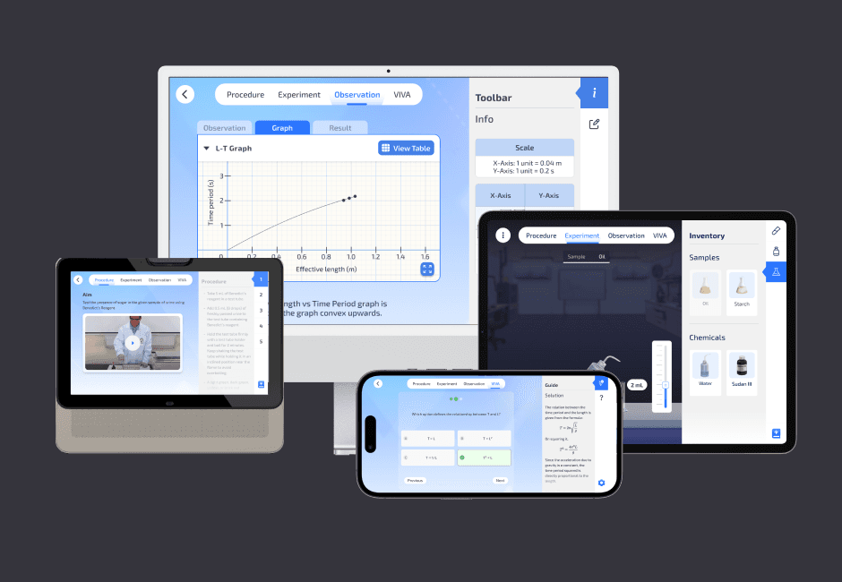 App Screen with open sidebar