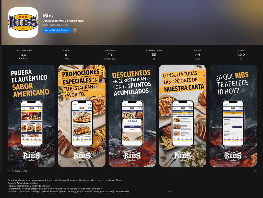 RIBS MOBILE APP