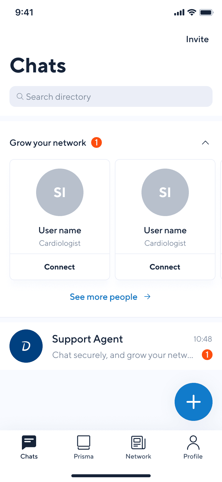 Doctolib Connect Grow your network module
