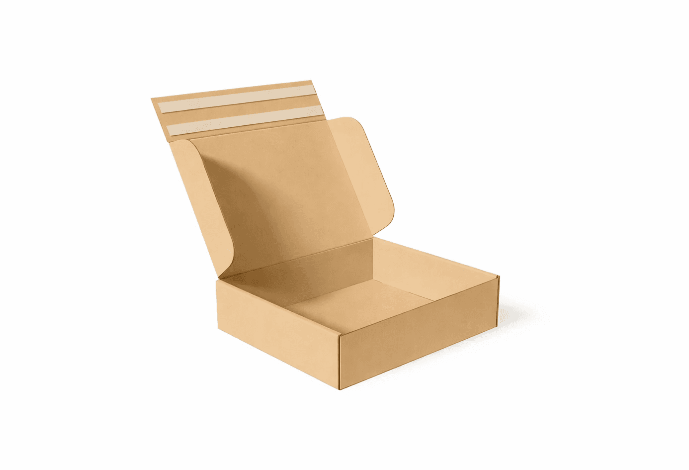 Corrugated cardboard e-commerce box for protective packaging, secure shipping and sustainable delivery solutions