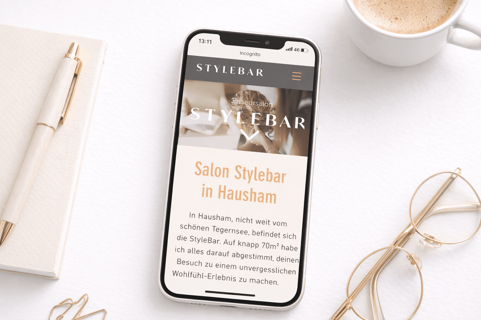 A mockup of Freelio's mobile app