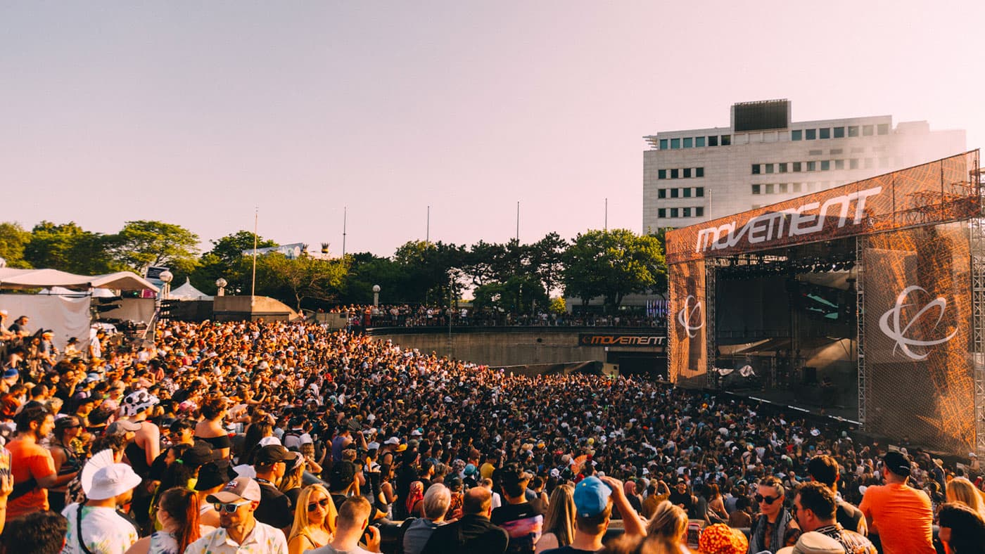 View of Movement Detroit 2023 Main Stage.