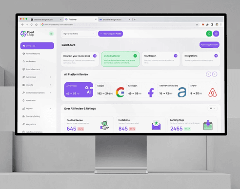 Artonest SaaS dashboard UI showcasing user interface design, dashboard UX best practices, web application design, product design, and user experience optimization. 