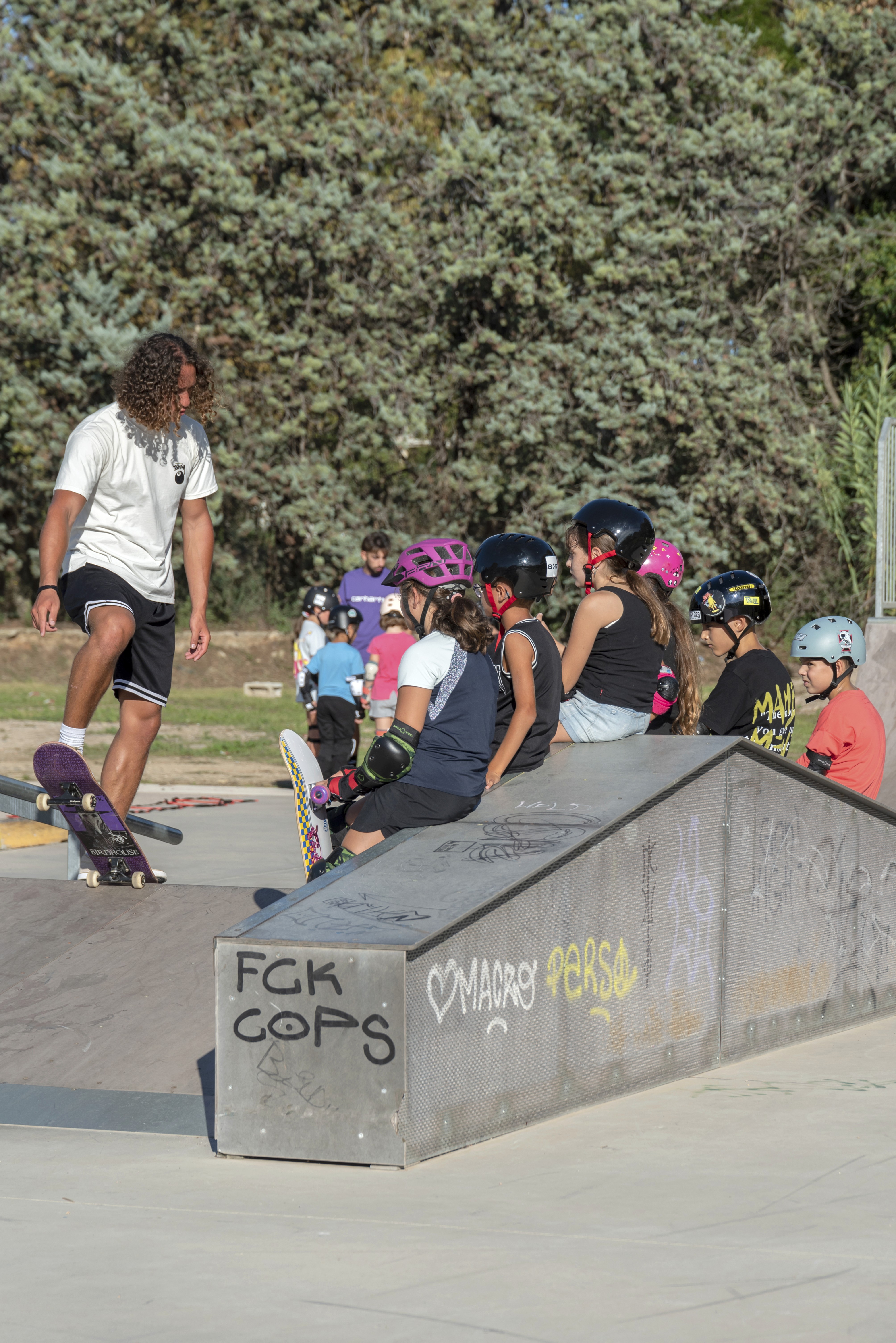Man at subway station