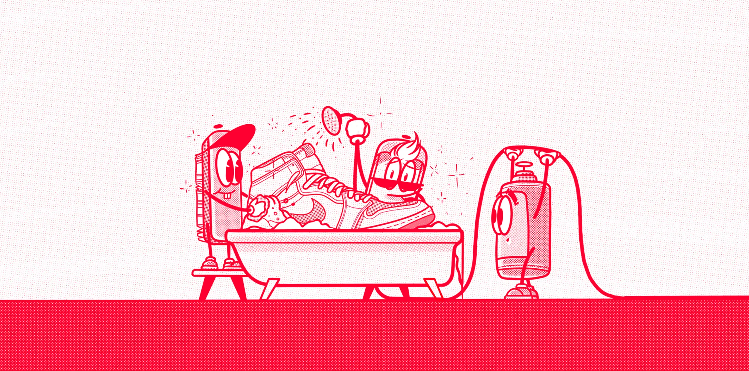 Men Red BG