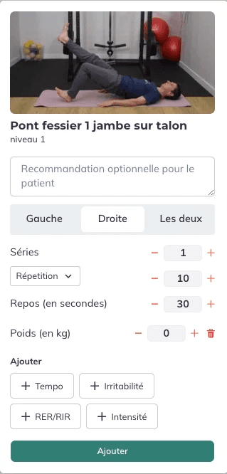 prescription prsonnalisée