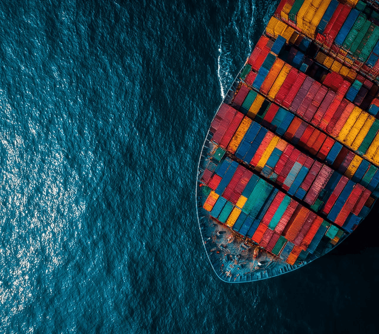 Image of ship in occian going to ship new things