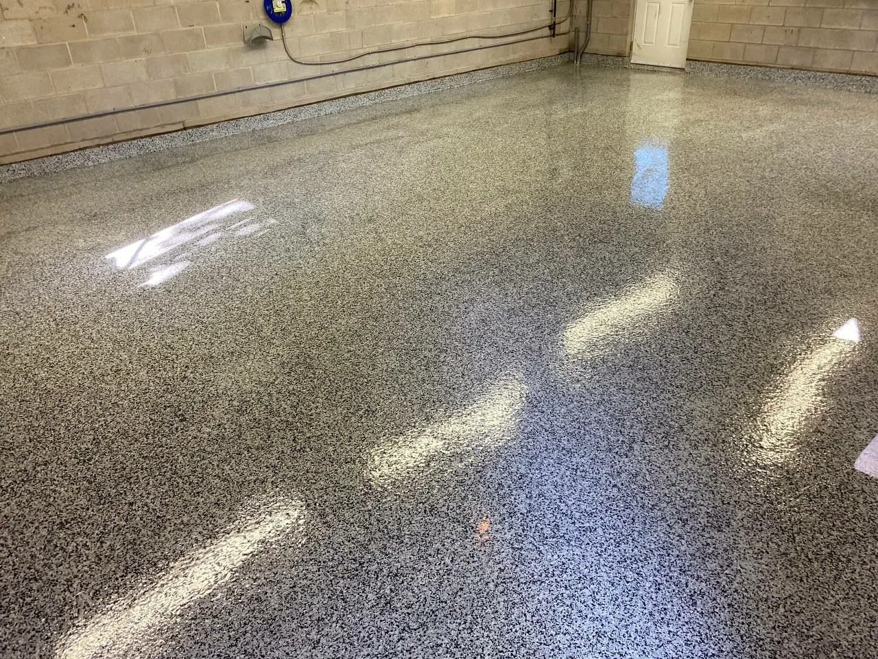 BFS flake flooring systems project
