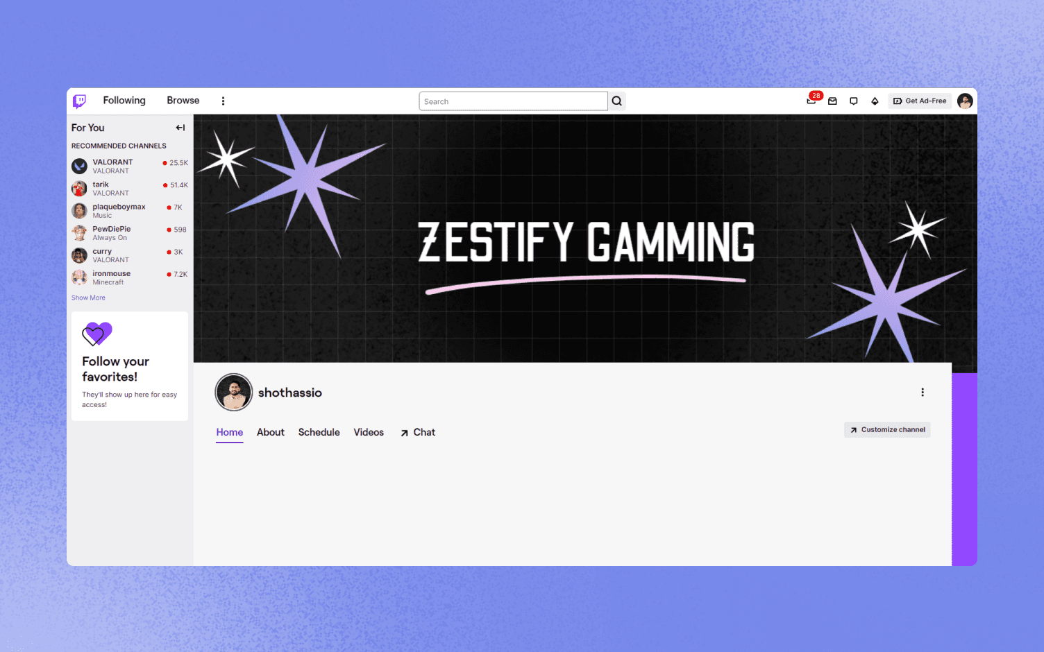 twitch banner text example