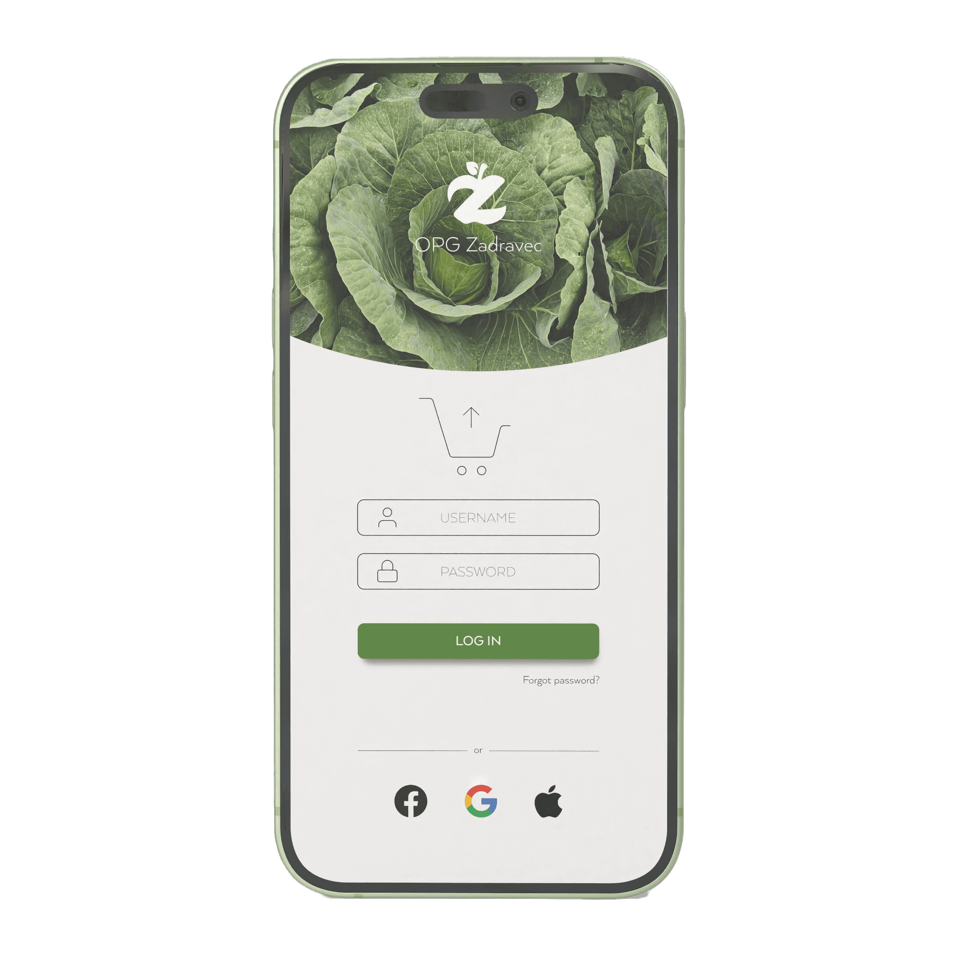 app mockup