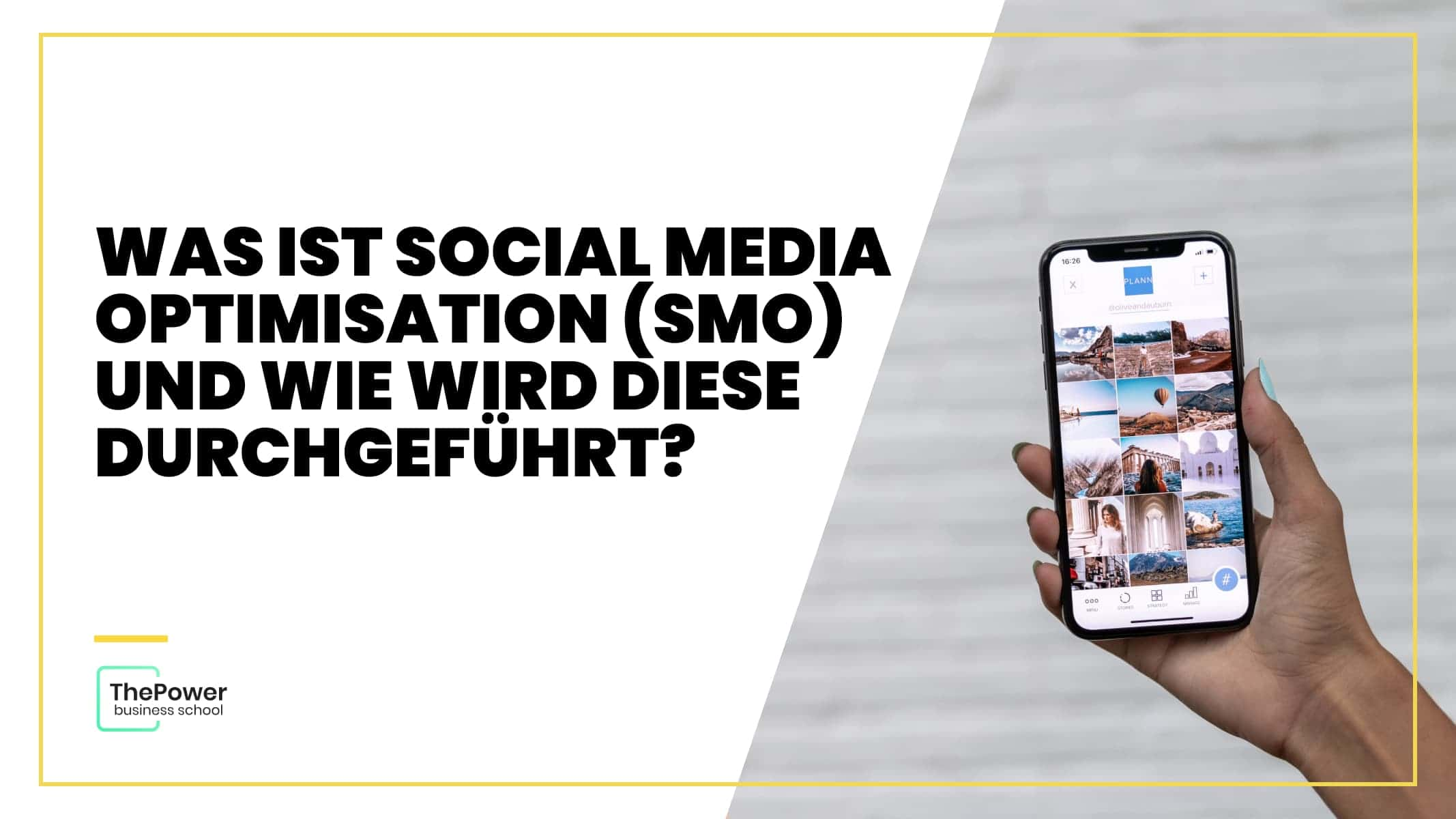 Was ist SMO und wie wird diese durchgeführt?