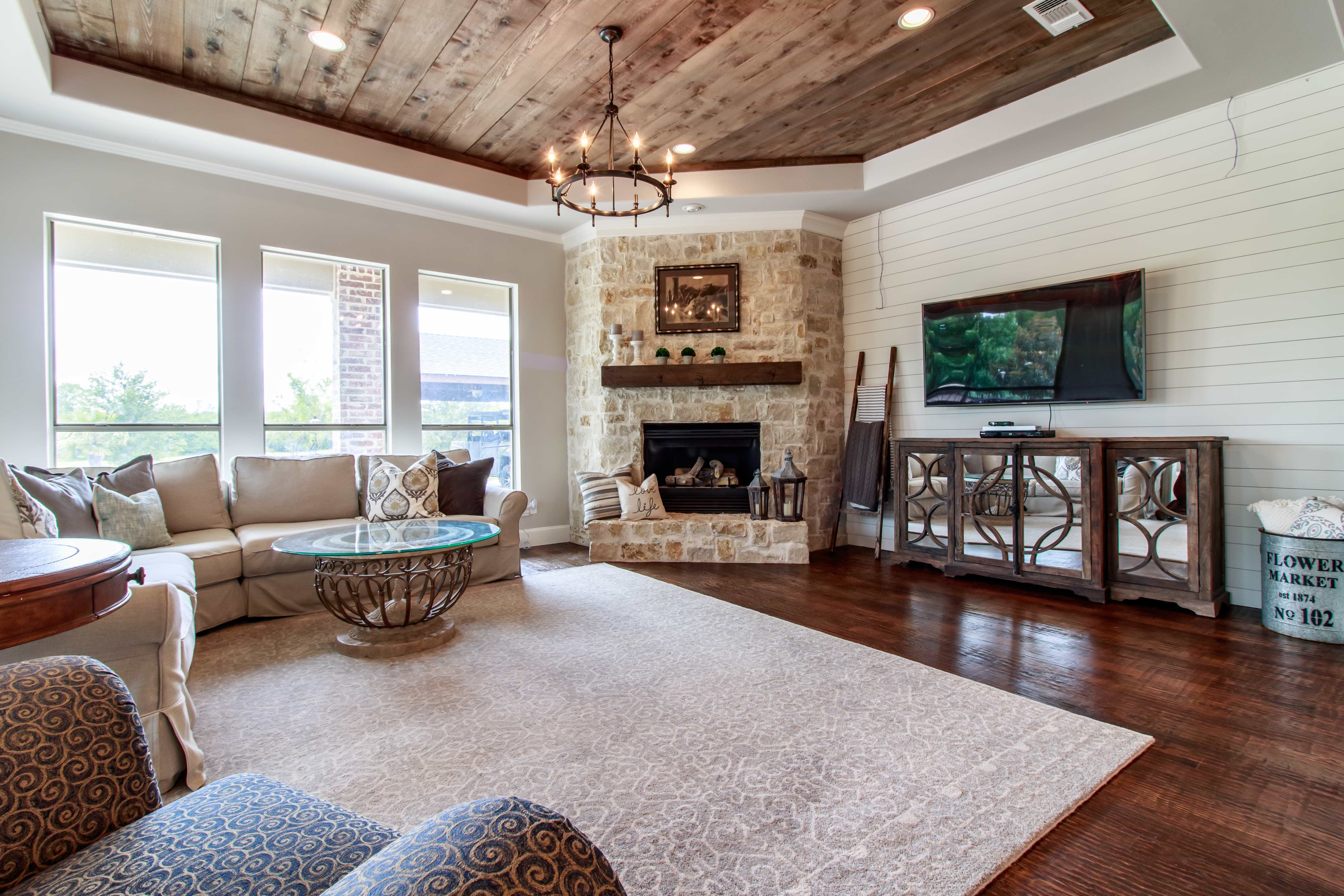luxury living room remodel