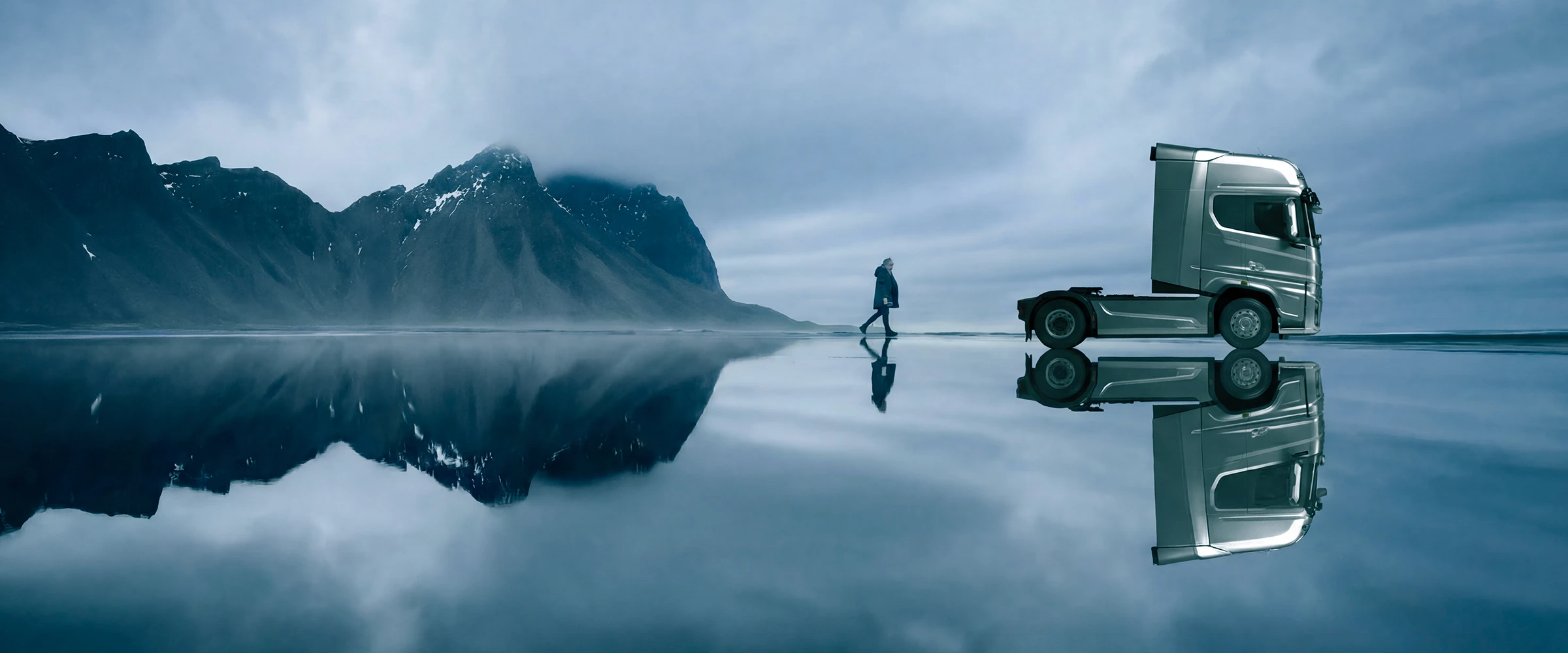 Drone shot of a running track at night
