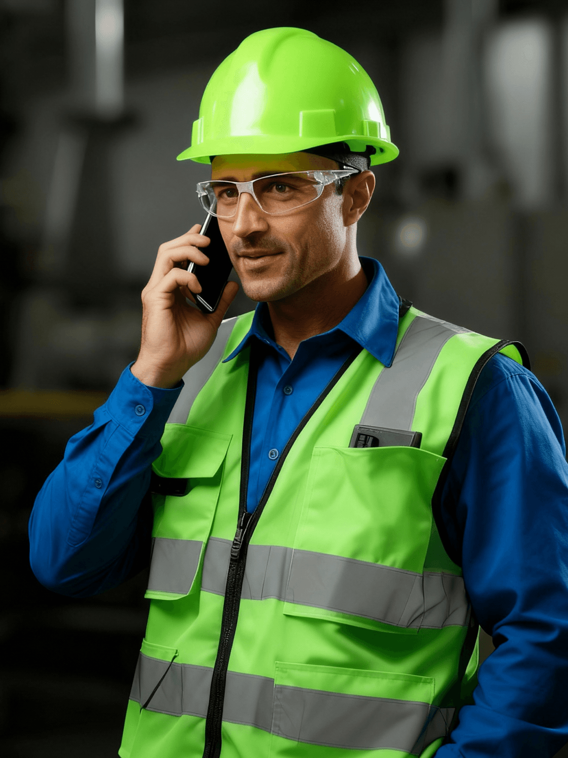 A Man Talking to his Friends