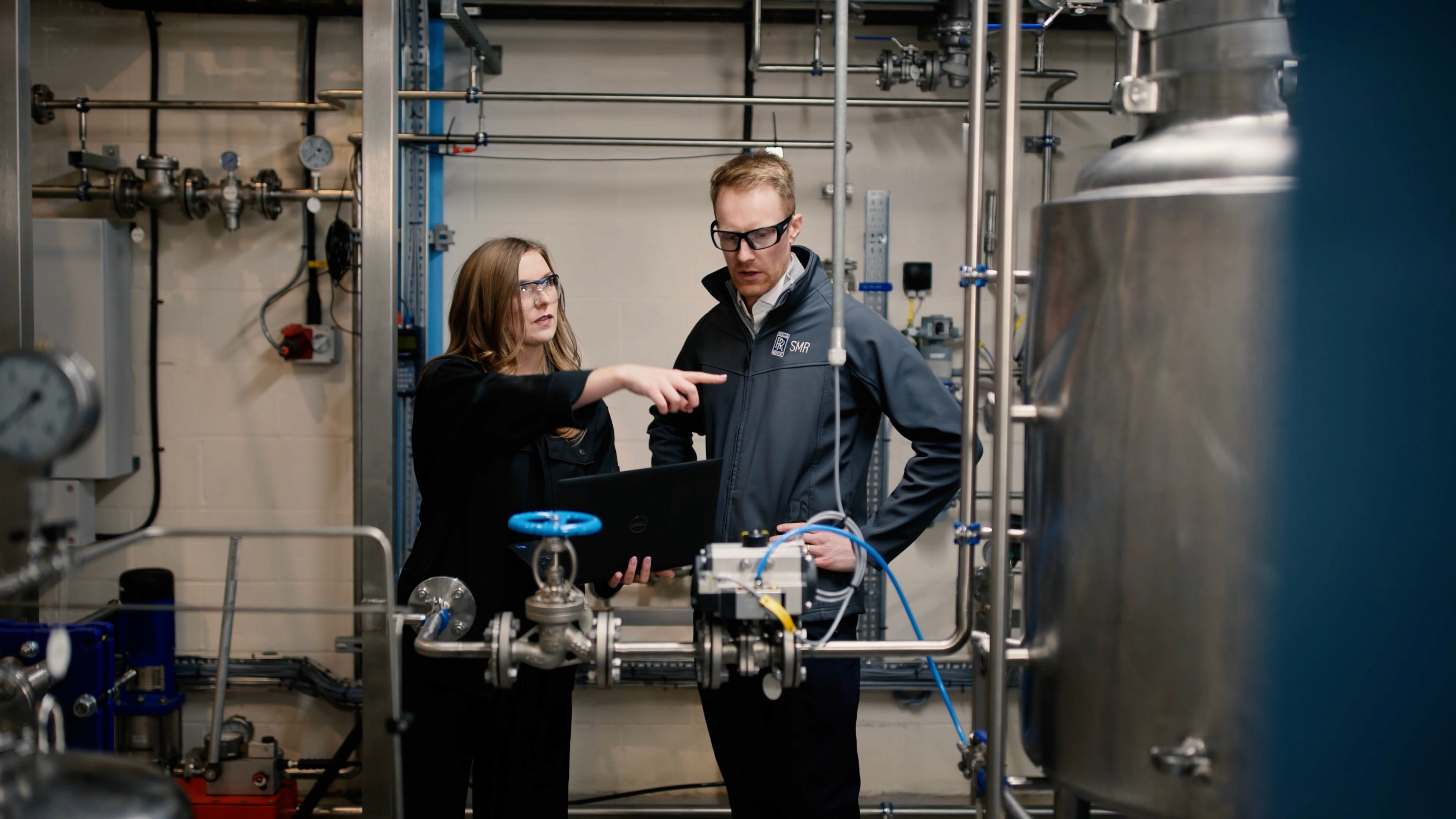 A CPI engineer at a CPI facility.