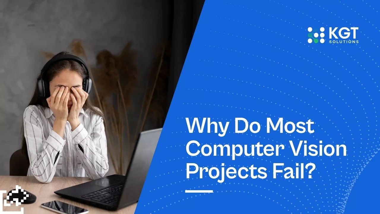 Why most computer vision projects fail - frustrated engineer reviewing failed CV deployment results