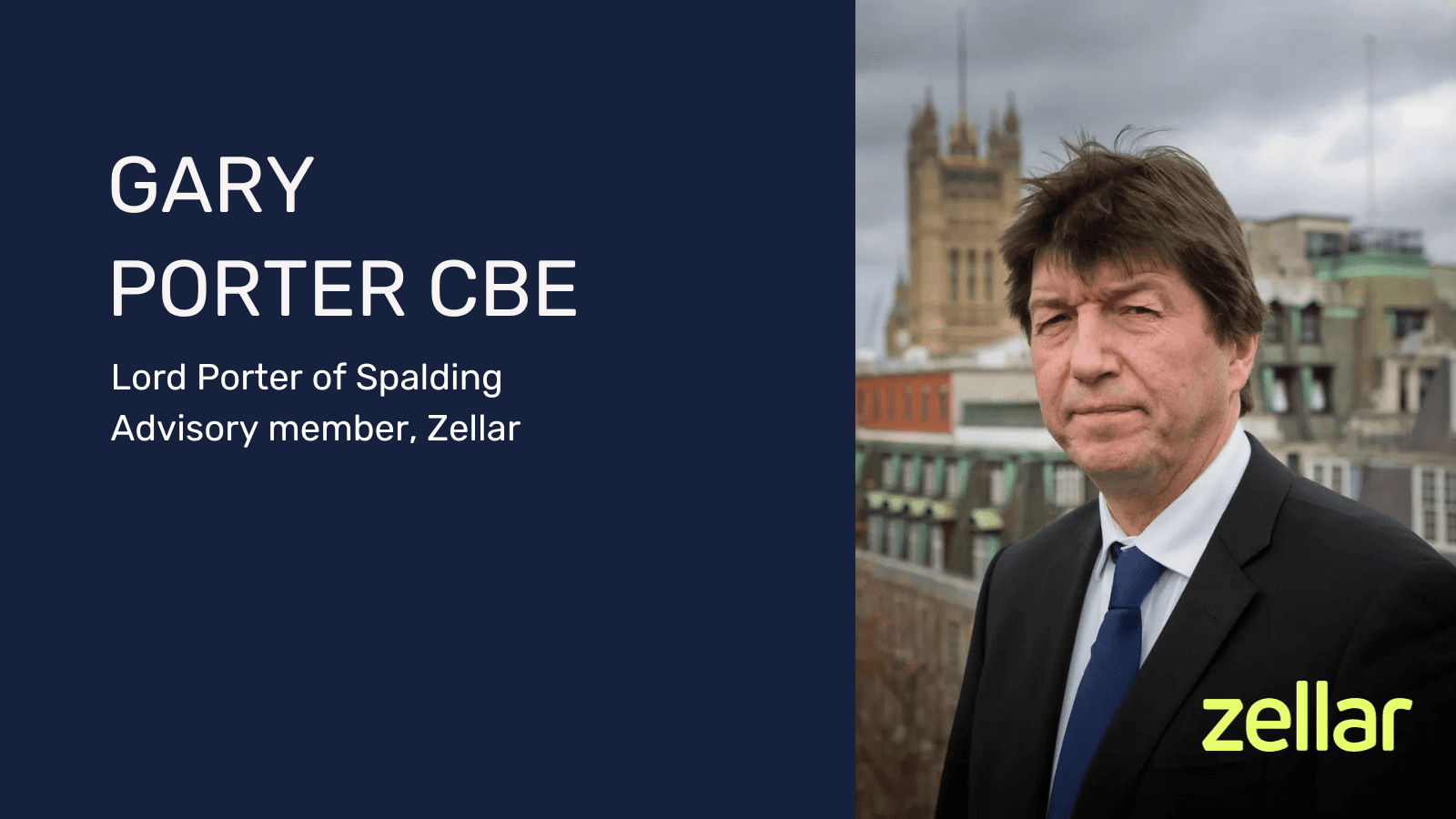 Gary Porter CBE joins Zellar to develop SMART councils programme.