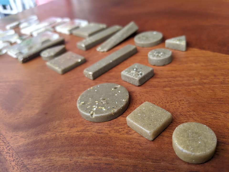 Freshly demoulded craft piece