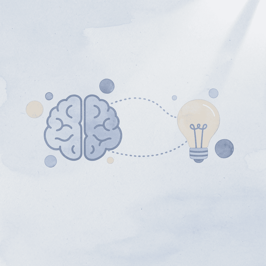 Book and pencil icons connected showing curriculum and worksheet relationship