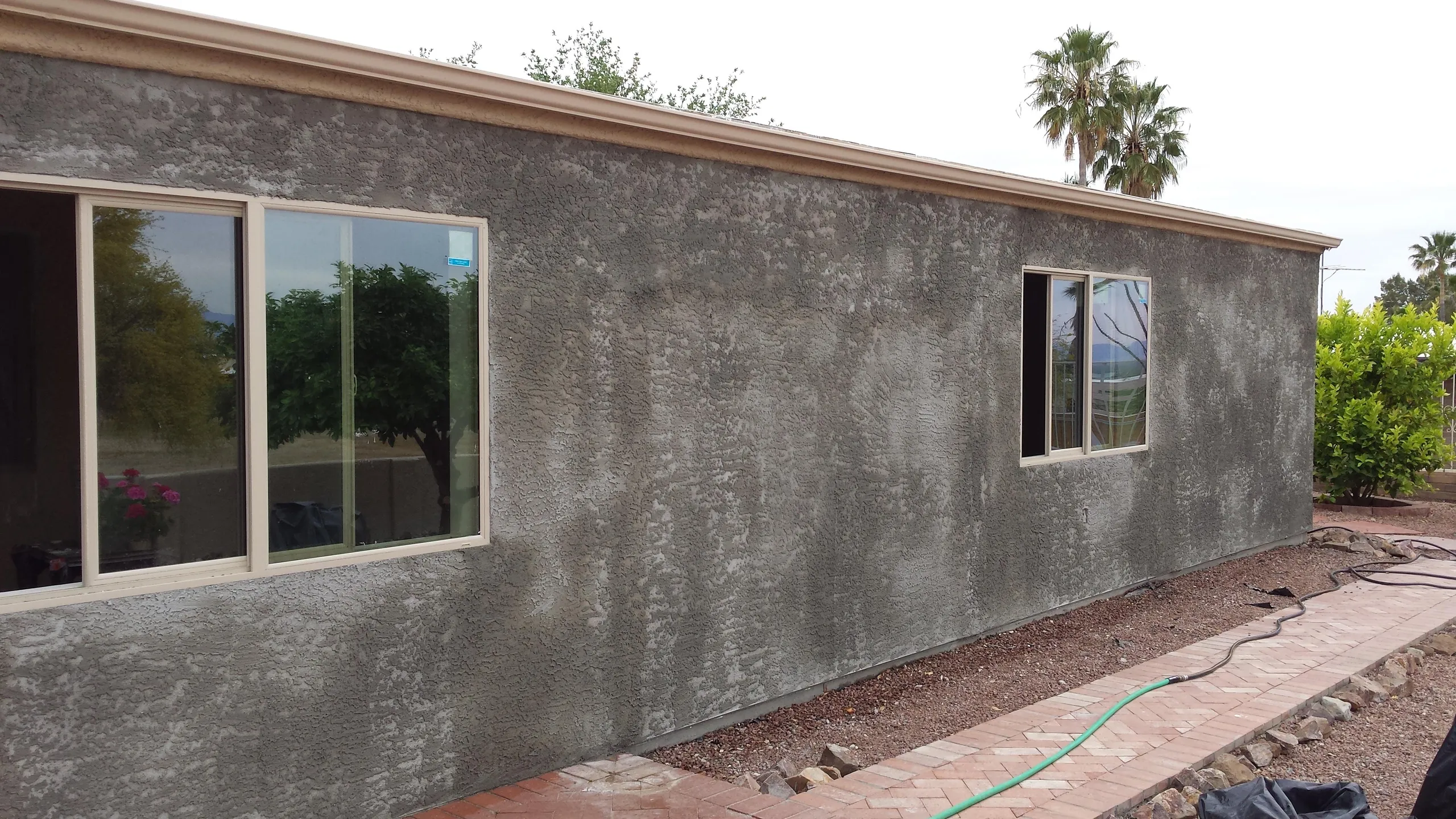 Stucco application and repair by Silva Diversified Construction in Tucson