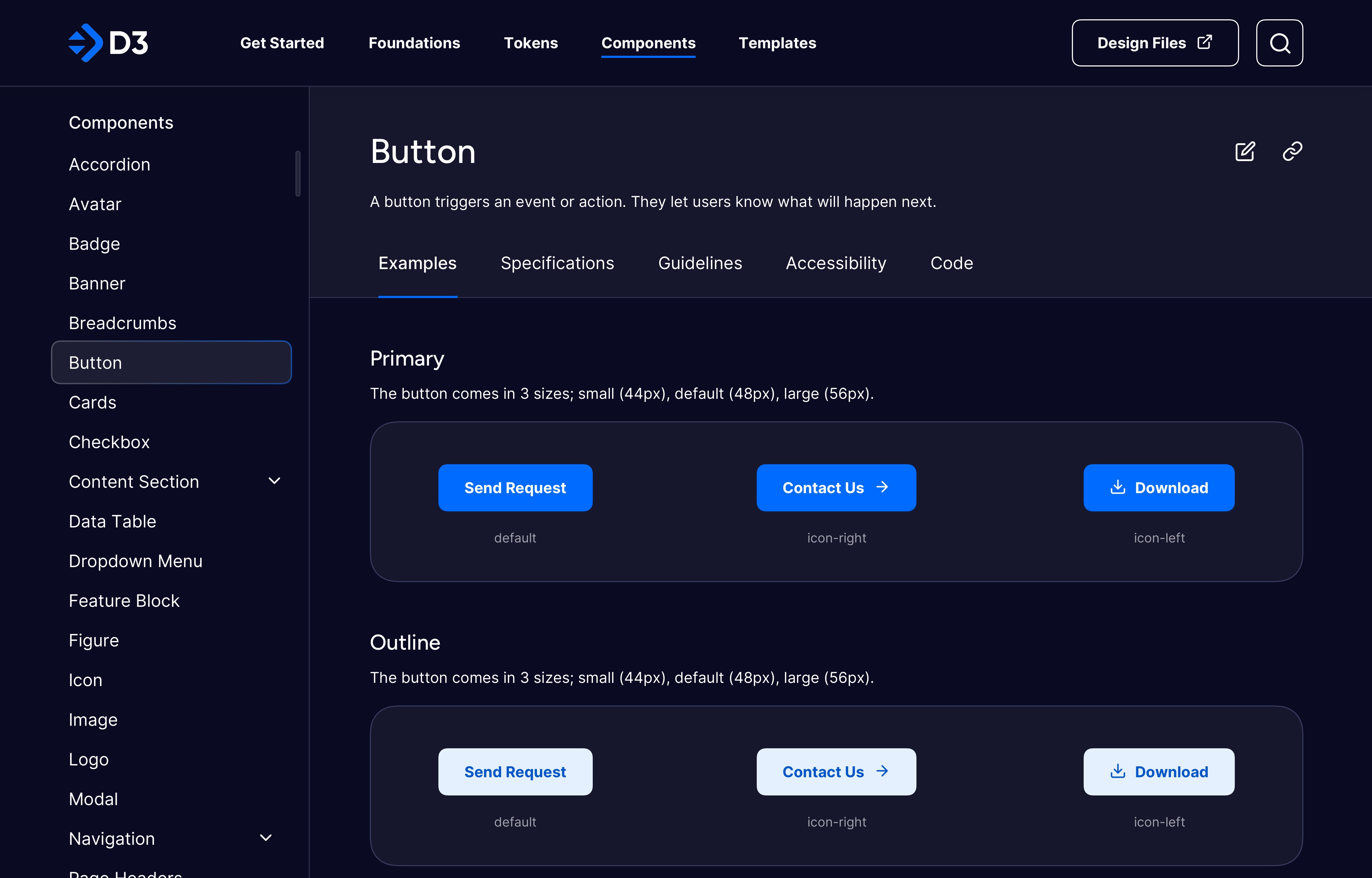 grifols design system on desktop