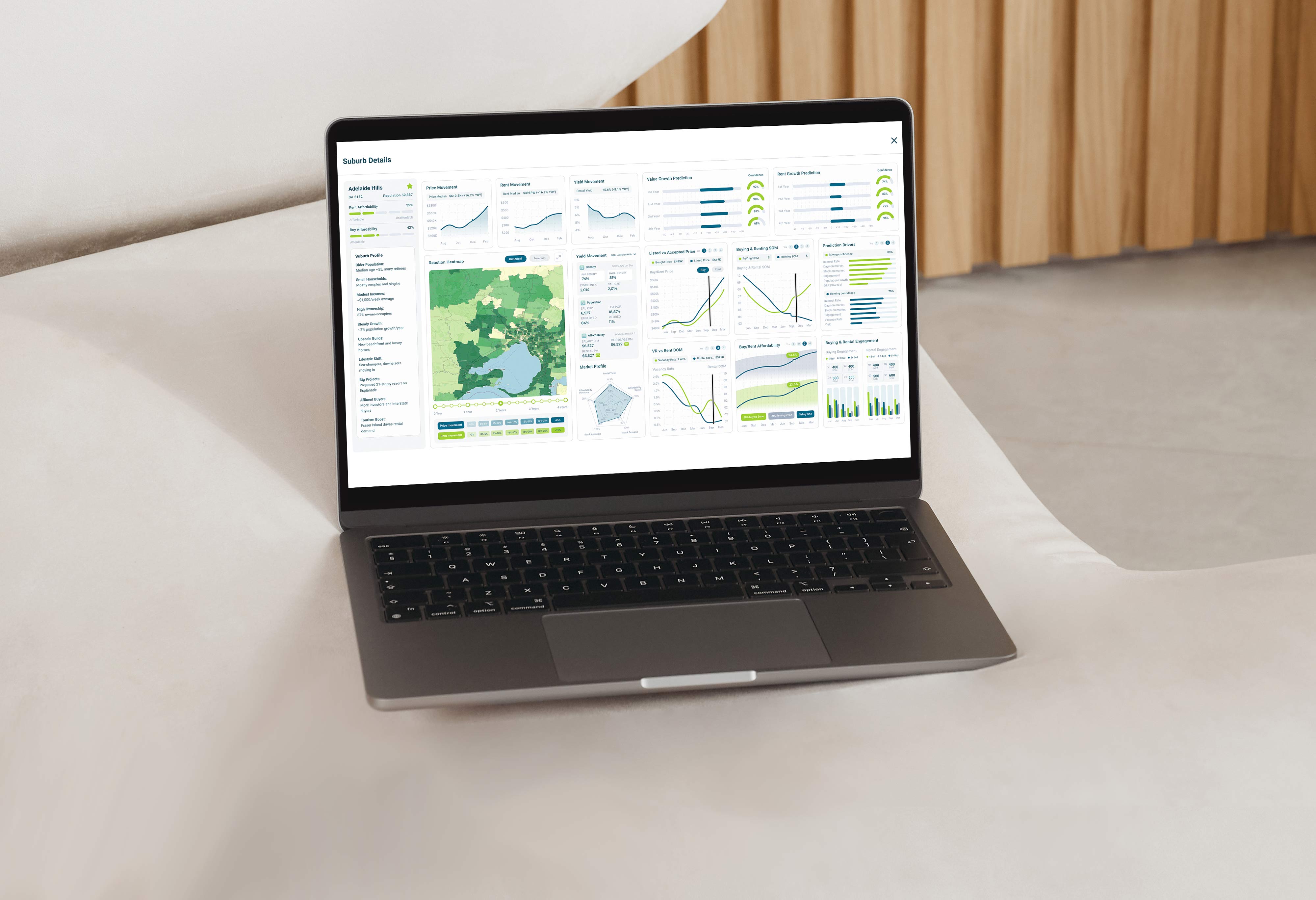 Computer displaying work