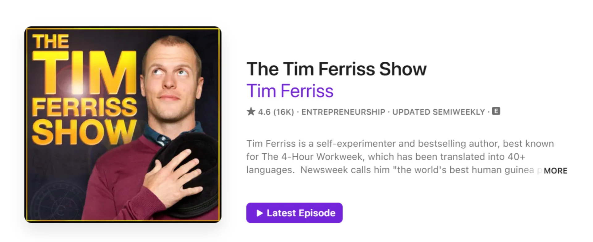 The Tim Ferriss Show