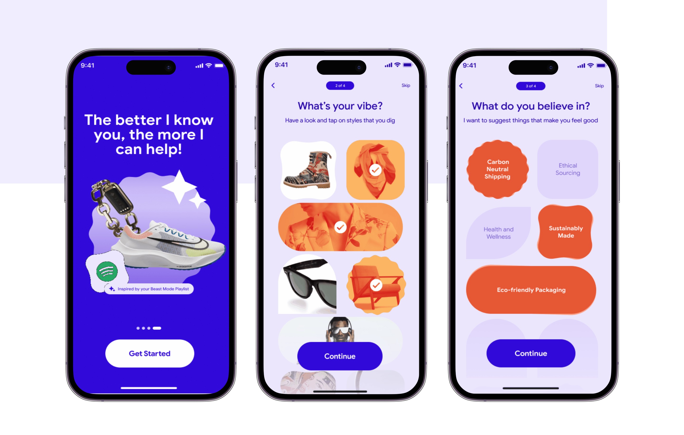Providing shopper data through fun onboarding