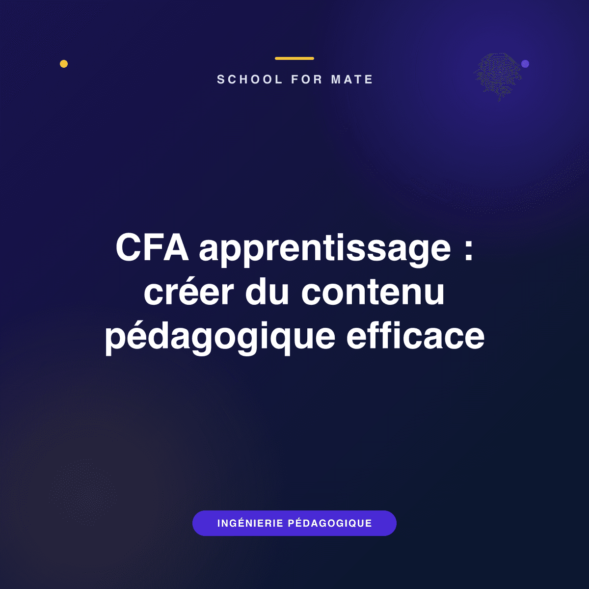 Illustration : CFA apprentissage : créer du contenu pédagogique efficace