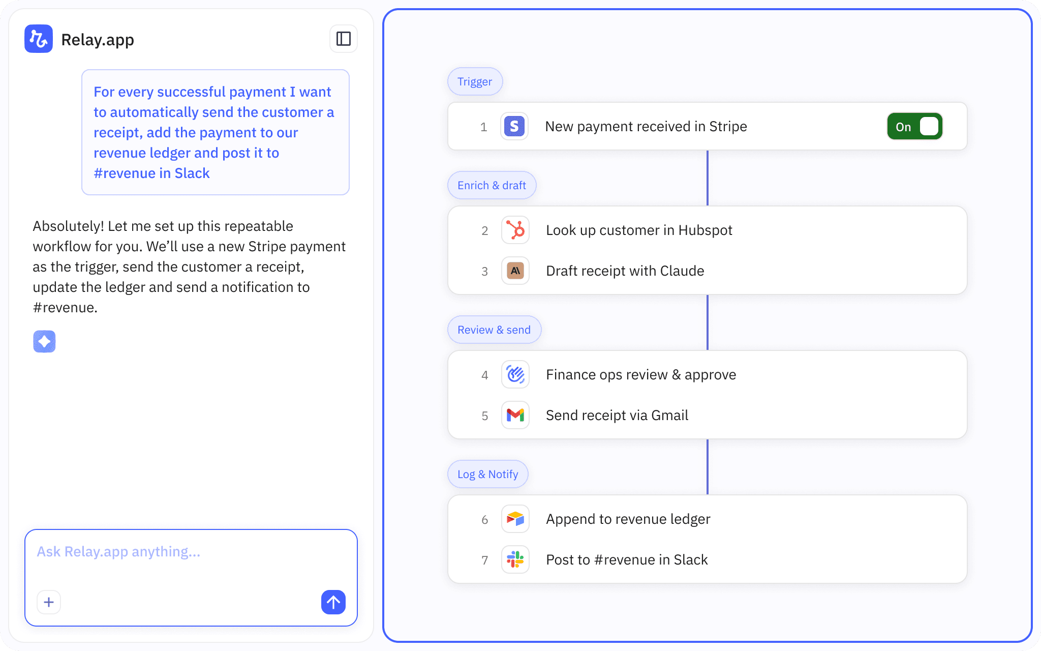Relay.app screenshot 1