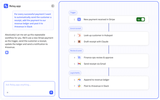Chat-based editing of workflows and agents