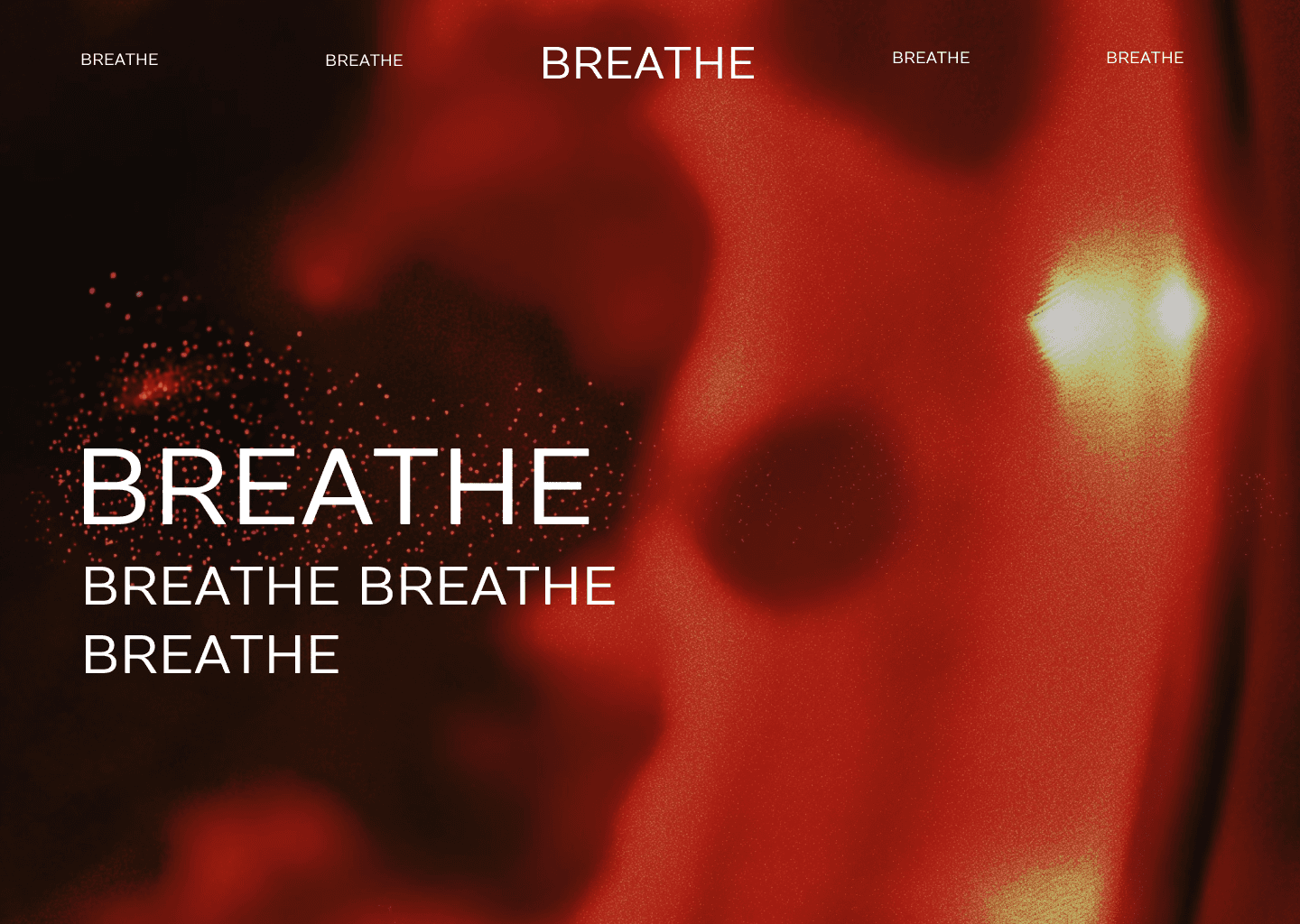 "breathe" design concept portfolio