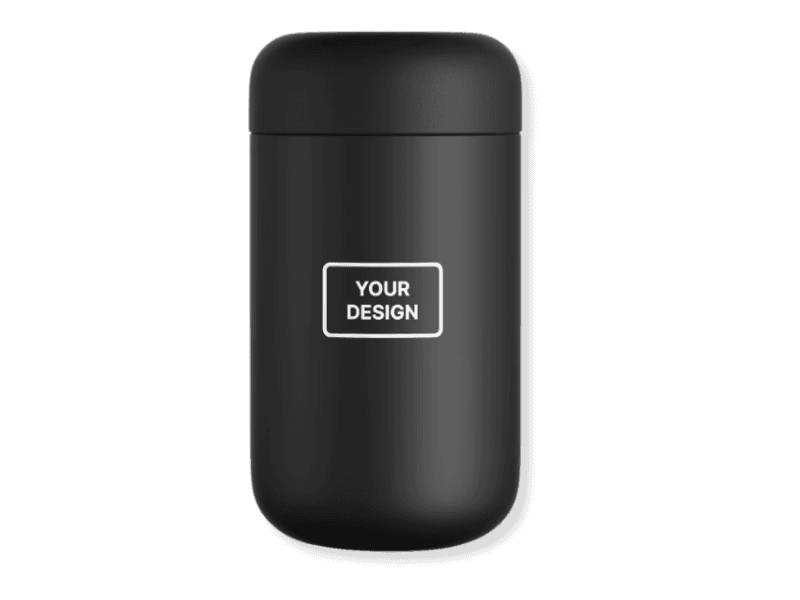 Custom curved tumbler for corporate gifts and branded drinkware