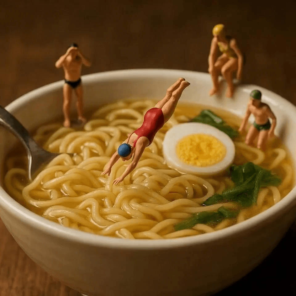 Mini Adventure Leaf  Spoon - Creative story AI video template for TikTok and Instagram Reels